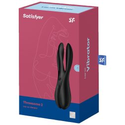 Satisfyer Threesome 2 csiklóvibrátor (fekete)