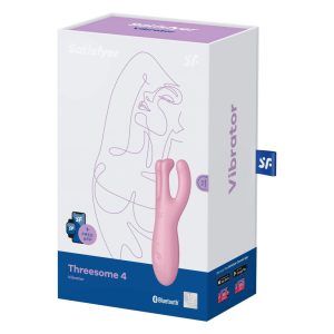 Satisfyer Threesome 4 csiklóvibrátor (rózsaszín) (APP-os)