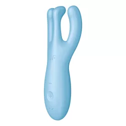 Satisfyer – Threesome 4 csiklóvibrátor (kék) (APP-os).
