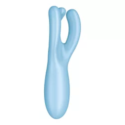 Satisfyer – Threesome 4 csiklóvibrátor (kék) (APP-os).
