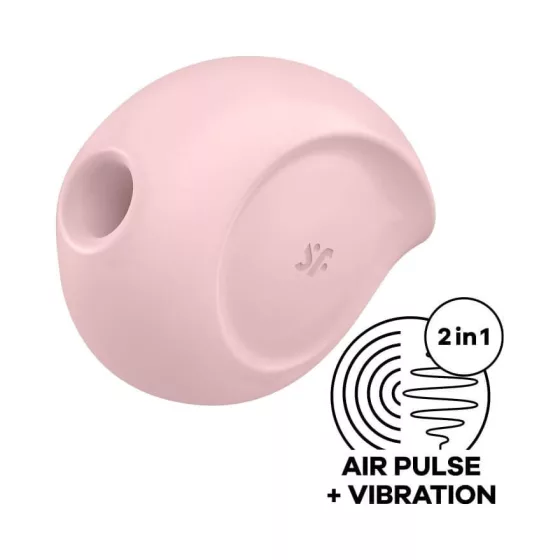 Satisfyer Sugar Rush léghullámos csiklóizgató, vibrációval (rózsaszín)