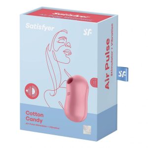 Satisfyer Cotton Candy léghullámos csiklóizgató, vibrációval (rózsaszín)