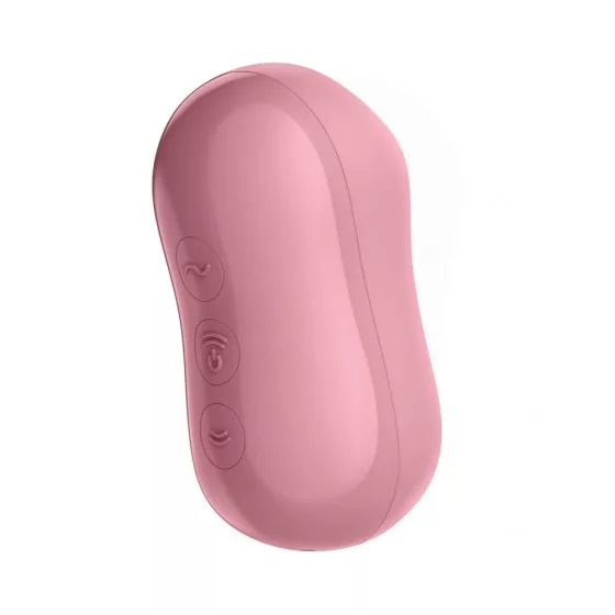 Satisfyer Cotton Candy léghullámos csiklóizgató, vibrációval (rózsaszín)