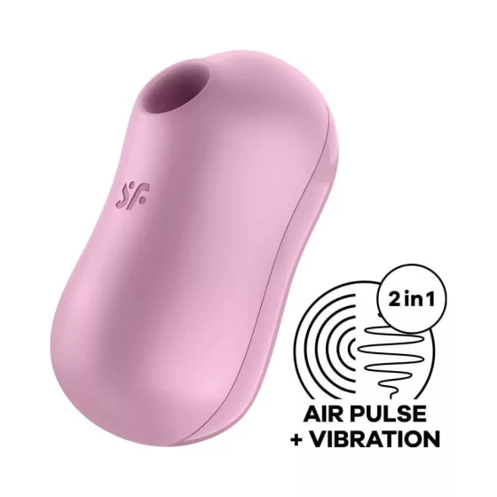 Satisfyer Cotton Candy léghullámos csiklóizgató, vibrációval (pink)
