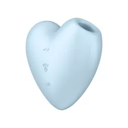   Satisfyer Cutie Heart léghullámos csiklóizgató, vibrációval (kék)