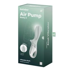 Satisfyer Air Pump Booty 3 análvibrátor, pumpa funkcióval