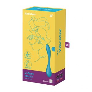 Satisfyer G-Spot Flex 5+ g-pont vibrátor (kék) (APP-os)