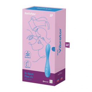 Satisfyer G-Spot Flex 4+ g-pont vibrátor (kék) (APP-os)