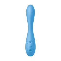 Satisfyer G-Spot Flex 4+ g-pont vibrátor (kék) (APP-os)