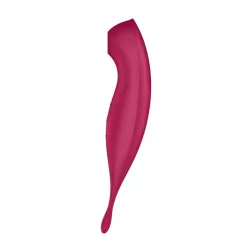   Satisfyer – Twirling Pro+ léghullámos csiklóizgató, fókusz típusú vibrátorral (piros) (APP-os)
