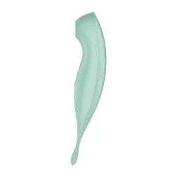   Satisfyer – Twirling Pro+ léghullámos csiklóizgató, fókusz típusú vibrátorral (zöld) (APP-os)