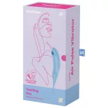   Satisfyer – Twirling Pro léghullámos csiklóizgató, fókusz típusú vibrátorral (kék)