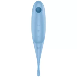   Satisfyer Twirling Pro léghullámos csiklóizgató, fókusz típusú vibrátorral (kék)