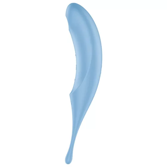 Satisfyer Twirling Pro léghullámos csiklóizgató, fókusz típusú vibrátorral (kék)