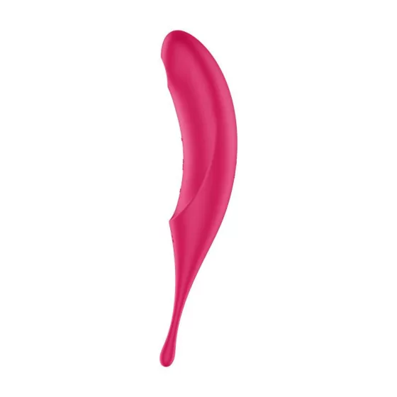 Satisfyer Twirling Pro léghullámos csiklóizgató, fókusz típusú vibrátorral (piros)