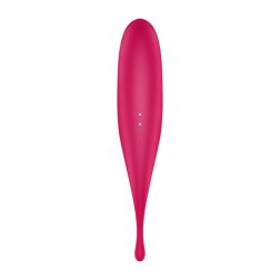   Satisfyer Twirling Pro léghullámos csiklóizgató, fókusz típusú vibrátorral (piros)