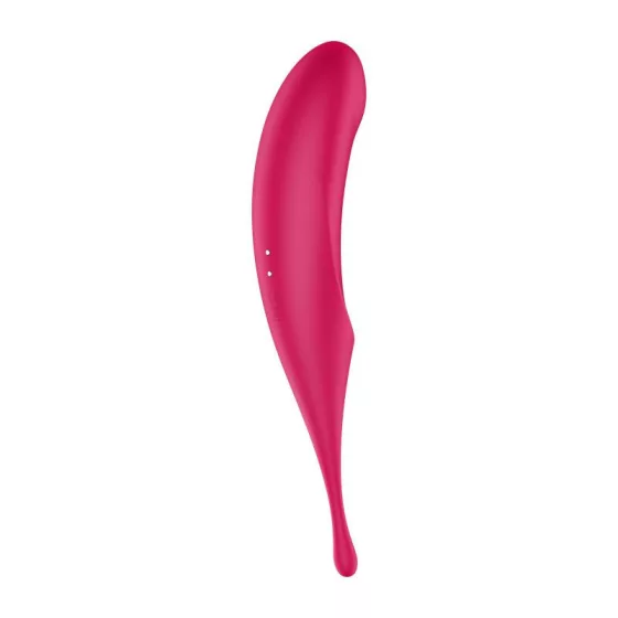 Satisfyer Twirling Pro léghullámos csiklóizgató, fókusz típusú vibrátorral (piros)