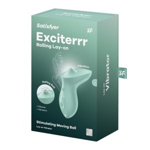 Satisfyer Exciterrr vibrációs csiklóizgató, mozgó golyócskával (zöld) Satisfyer Exciterrr vibrációs csiklóizgató, mozgó golyócskával (zöld)