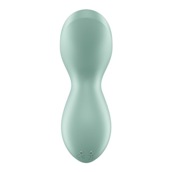 Satisfyer Exciterrr vibrációs csiklóizgató, mozgó golyócskával (zöld)