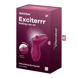 Satisfyer Exciterrr vibrációs csiklóizgató, mozgó golyócskával (piros) Satisfyer Exciterrr vibrációs csiklóizgató, mozgó golyócskával (piros)