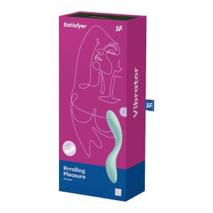 Satisfyer Rrrolling Explosion g-pont vibrátor, mozgó golyócskával (zöld)