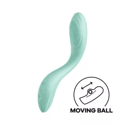   Satisfyer Rrrolling Explosion g-pont vibrátor, mozgó golyócskával (zöld)