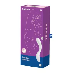   Satisfyer Rrrolling Explosion g-pont vibrátor, mozgó golyócskával (fehér)