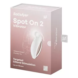 Satisfyer – Spot On 2 vibrációs izgató (fehér).