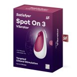 Satisfyer Spot On 3 vibrációs csiklóizgató (piros)