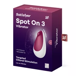Satisfyer – Spot On 3 vibrációs csiklóizgató (piros).
