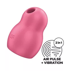   Satisfyer Pro To Go 1. léghullámos csiklóizgató, vibrációval (piros)