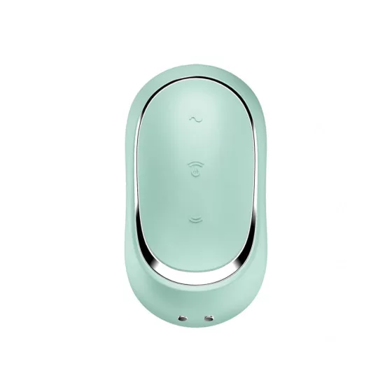 Satisfyer Pro To Go 2. léghullámos csiklóizgató, vibrációval (zöld)