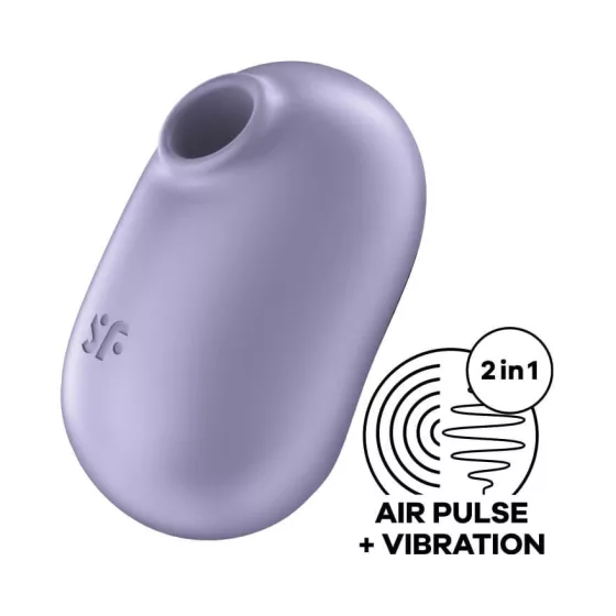 Satisfyer Pro To Go 2. léghullámos csiklóizgató, vibrációval (lila)