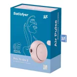   Satisfyer Pro To Go 3. léghullámos csiklóizgató, vibrációval (rózsaszín)