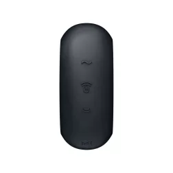   Satisfyer Pro To Go 3. léghullámos csiklóizgató, vibrációval (fekete).