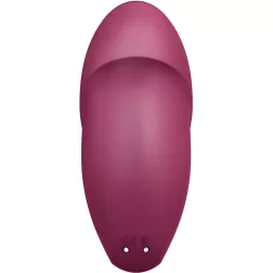   Satisfyer Tap & Climax 1. csiklóizgató, vibrációval, pulzációval (piros)
