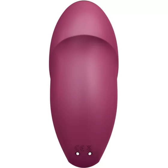 Satisfyer Tap & Climax 1. csiklóizgató, vibrációval, pulzációval (piros)