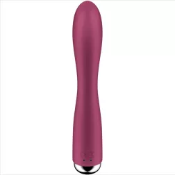   Satisfyer Spinning Rabbit 1. klitoriszágas vibrátor, rotáló fejrésszel (piros)