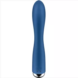   Satisfyer Spinning Rabbit 1. klitoriszágas vibrátor, rotáló fejrésszel (kék)