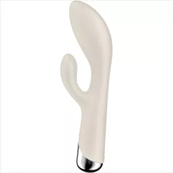   Satisfyer Spinning Rabbit 1. klitoriszágas vibrátor, rotáló fejrésszel (bézs)