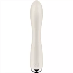   Satisfyer Spinning Rabbit 1. klitoriszágas vibrátor, rotáló fejrésszel (bézs)