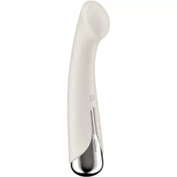   Satisfyer Spinning G-Spot 1. vibrátor, rotáló fejrésszel (bézs)