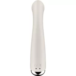   Satisfyer Spinning G-Spot 1. vibrátor, rotáló fejrésszel (bézs)