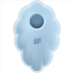   Satisfyer Cloud Dancer léghullámos csiklóizgató, vibrációval (kék)