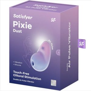 Satisfyer Pixie Dust léghullámos csiklóizgató, vibrációval (lila-pink) Satisfyer Pixie Dust léghullámos csiklóizgató, vibrációval (lila-pink)