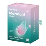  Satisfyer – Mermaid léghullámos csiklóizgató, vibrációval (pink-zöld)