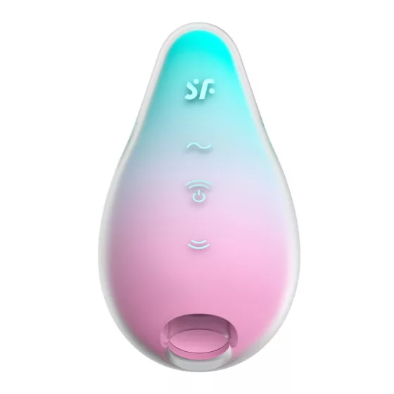Satisfyer Mermaid léghullámos csiklóizgató, vibrációval (pink/zöld)