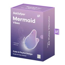   Satisfyer Mermaid léghullámos csiklóizgató, vibrációval (pink/lila)