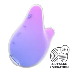   Satisfyer Mermaid léghullámos csiklóizgató, vibrációval (pink/lila)