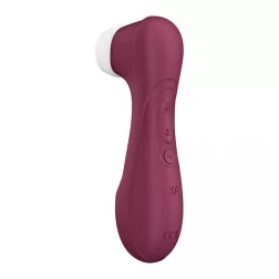   Satisfyer Pro 2. léghullámos csiklóizgató, vibrációval (bordó) (3. generációs) (APP-os)
